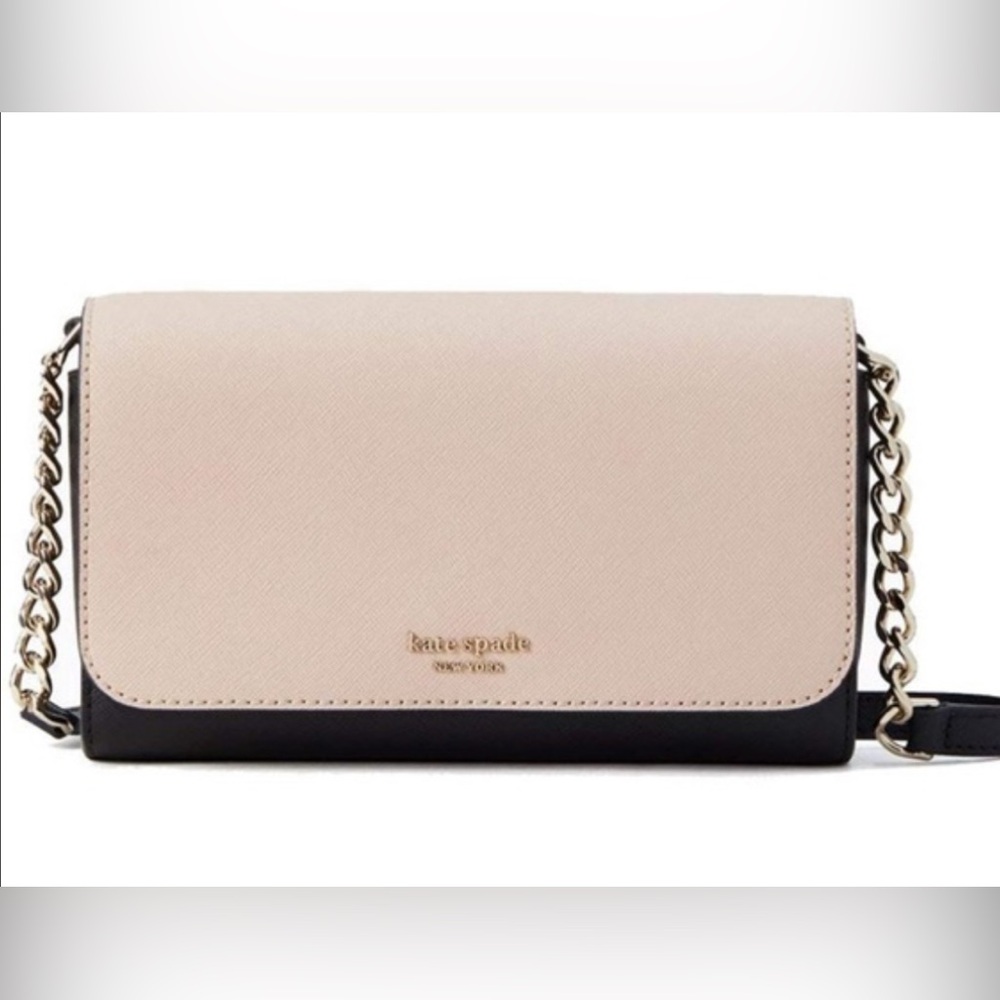 KATE SPADE NEW YORK CAMERON SMALL FLAP CROSSBODY SPLIT COLOR MINI BAG